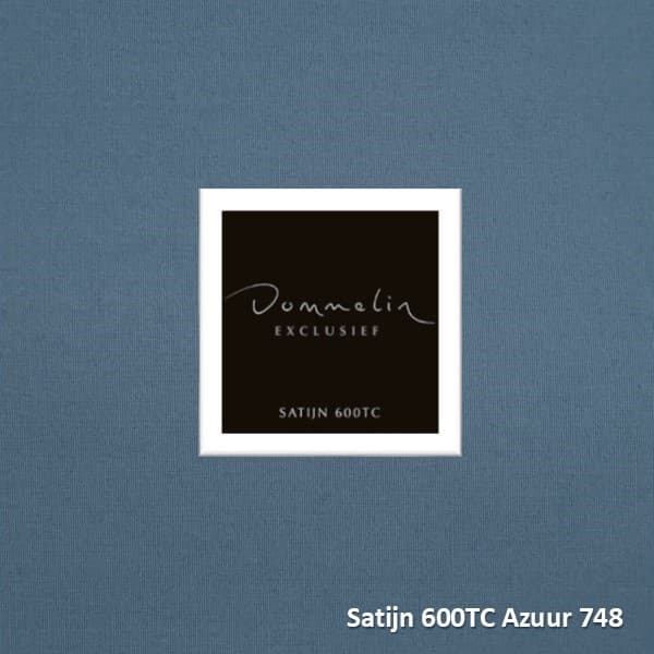 Dommelin Laken Satijn 600TC Azuur