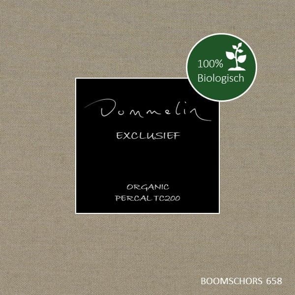 Dommelin Laken Biologisch Percal 200TC Boomschors