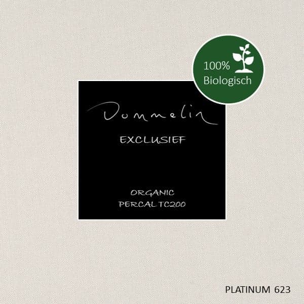 Dommelin Laken Biologisch Percal 200TC Platinum