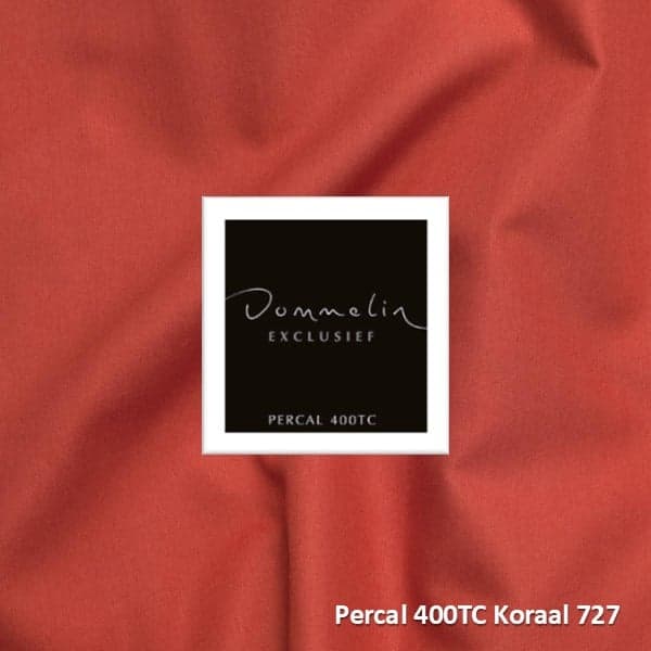 Dommelin Laken Percal 400TC Koraal