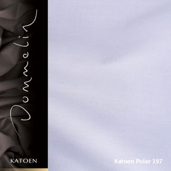 Dommelin Laken Katoen Carbon Polar (grijs-blauw)