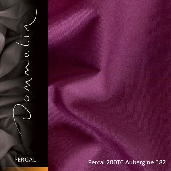 Dommelin Laken Percal 200TC Aubergine