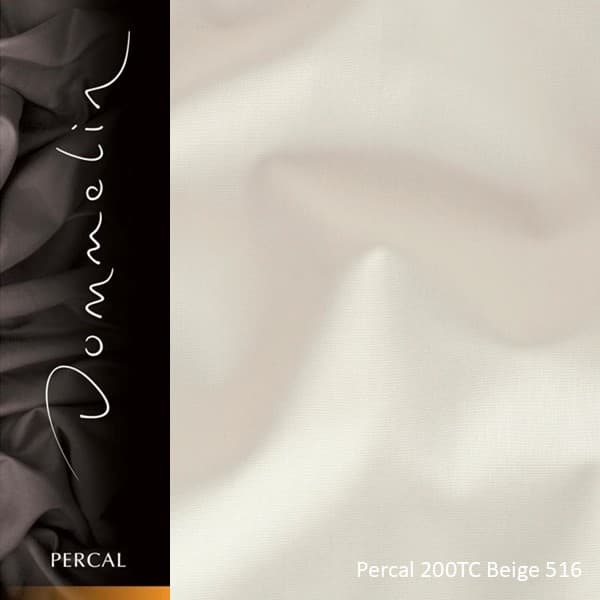 Dommelin Laken Percal 200TC Beige