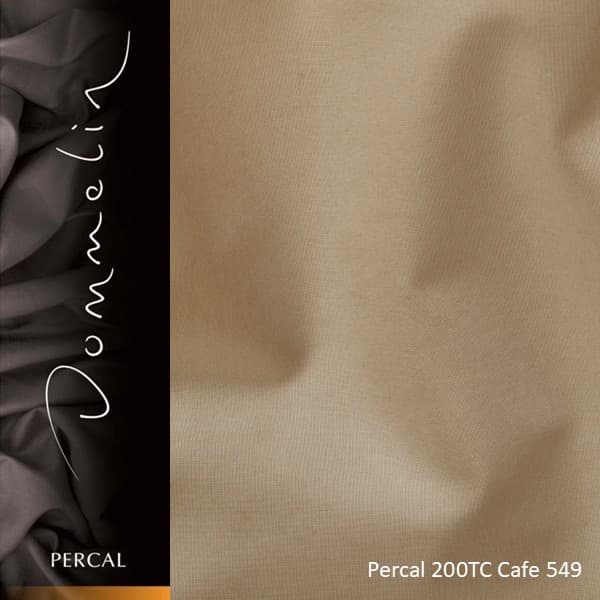 Dommelin Laken Percal 200TC Café