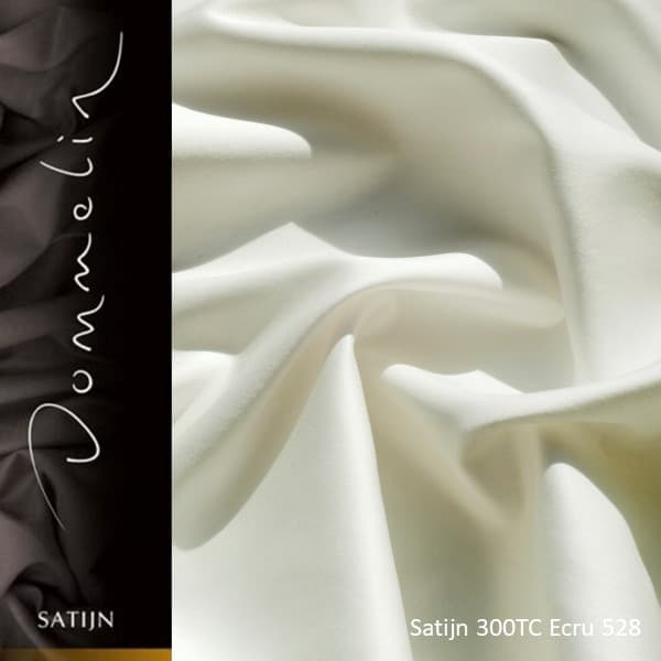 Dommelin Laken Satijn 300TC Ecru